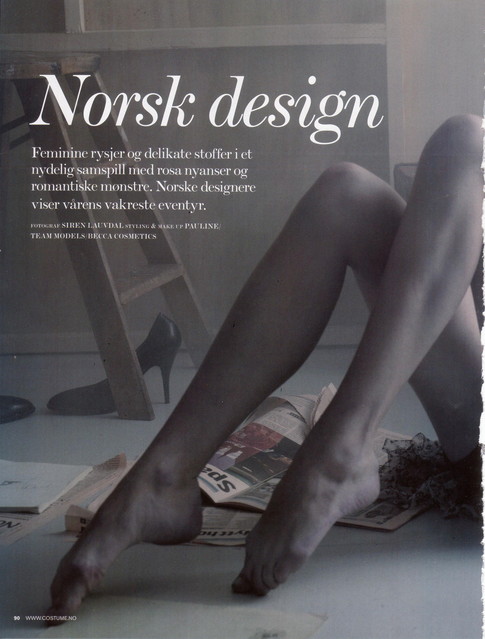 Editorial of a garment