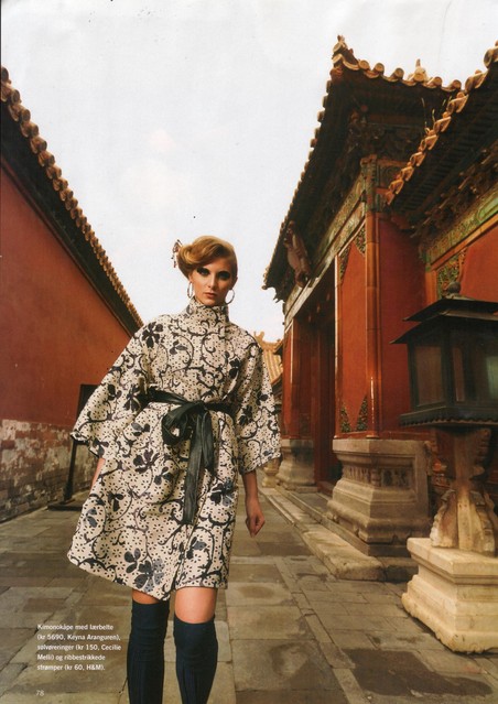 Editorial of a garment