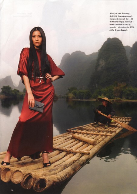 Editorial of a garment