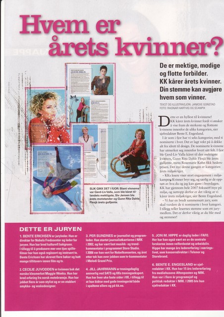 Editorial of a garment