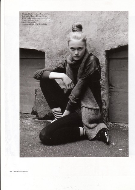 Editorial of a garment