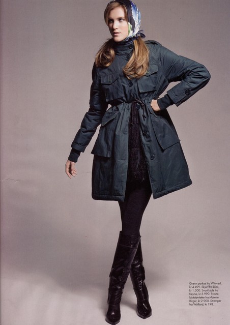 Editorial of a garment
