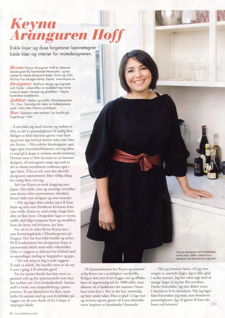 Editorial of a garment
