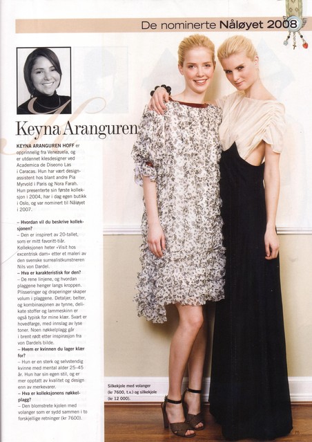 Editorial of a garment