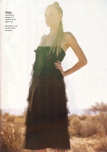Editorial of a garment