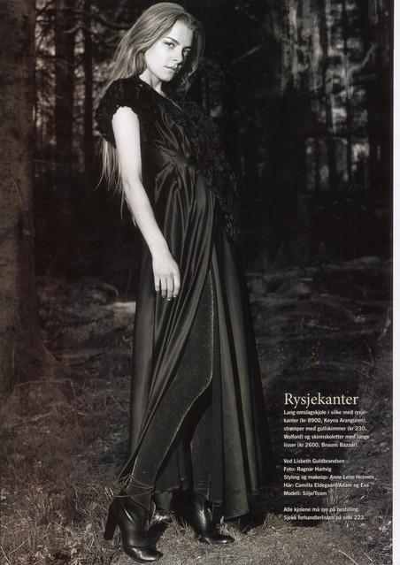 Editorial of a garment