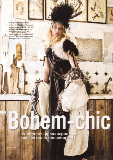 Editorial of a garment