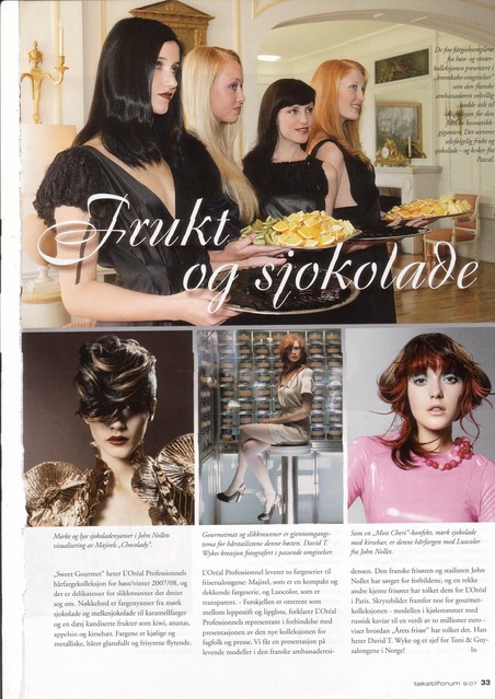 Editorial of a garment
