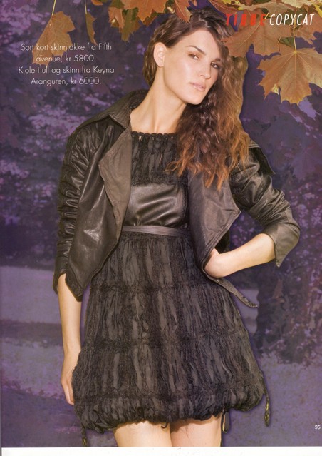 Editorial of a garment