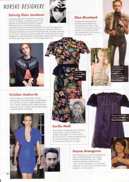 Editorial of a garment
